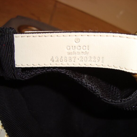 Authentic Leather Gucci Trucker Hat - Picture 3 of 5